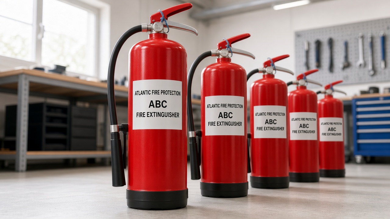 Commercial fire extinguisher inspection