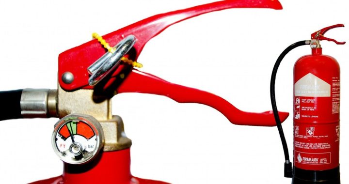 Fire Extinguisher on a white background