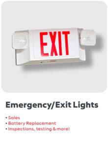 Emergency/ Exit Lights